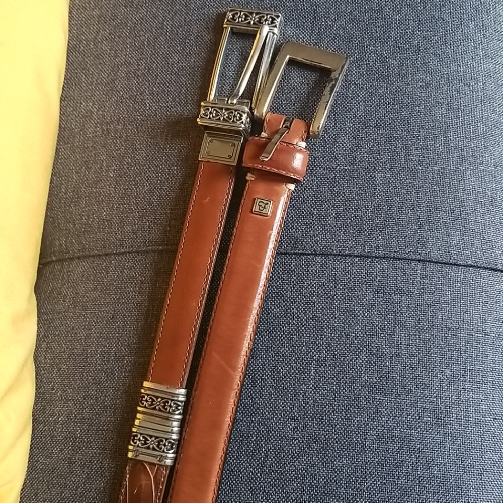 Slim fit leather belts